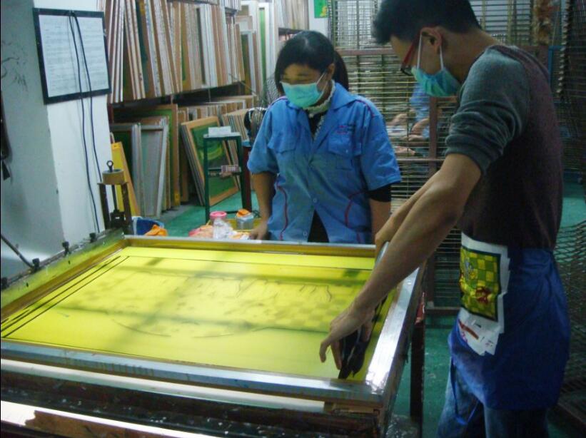 亞克力絲印加工操作流程 亞克力絲印加工操作流程